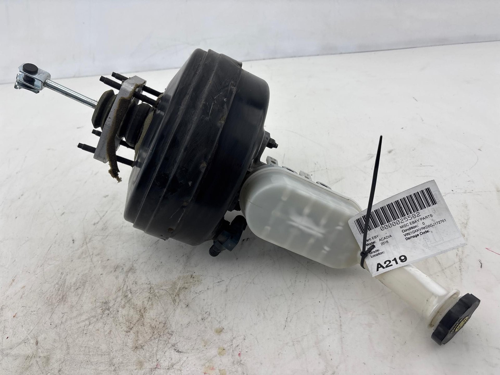 2010 - 2017 GMC Acadia 3.6L Power Brake Booster W/ Master Cylinder OEM