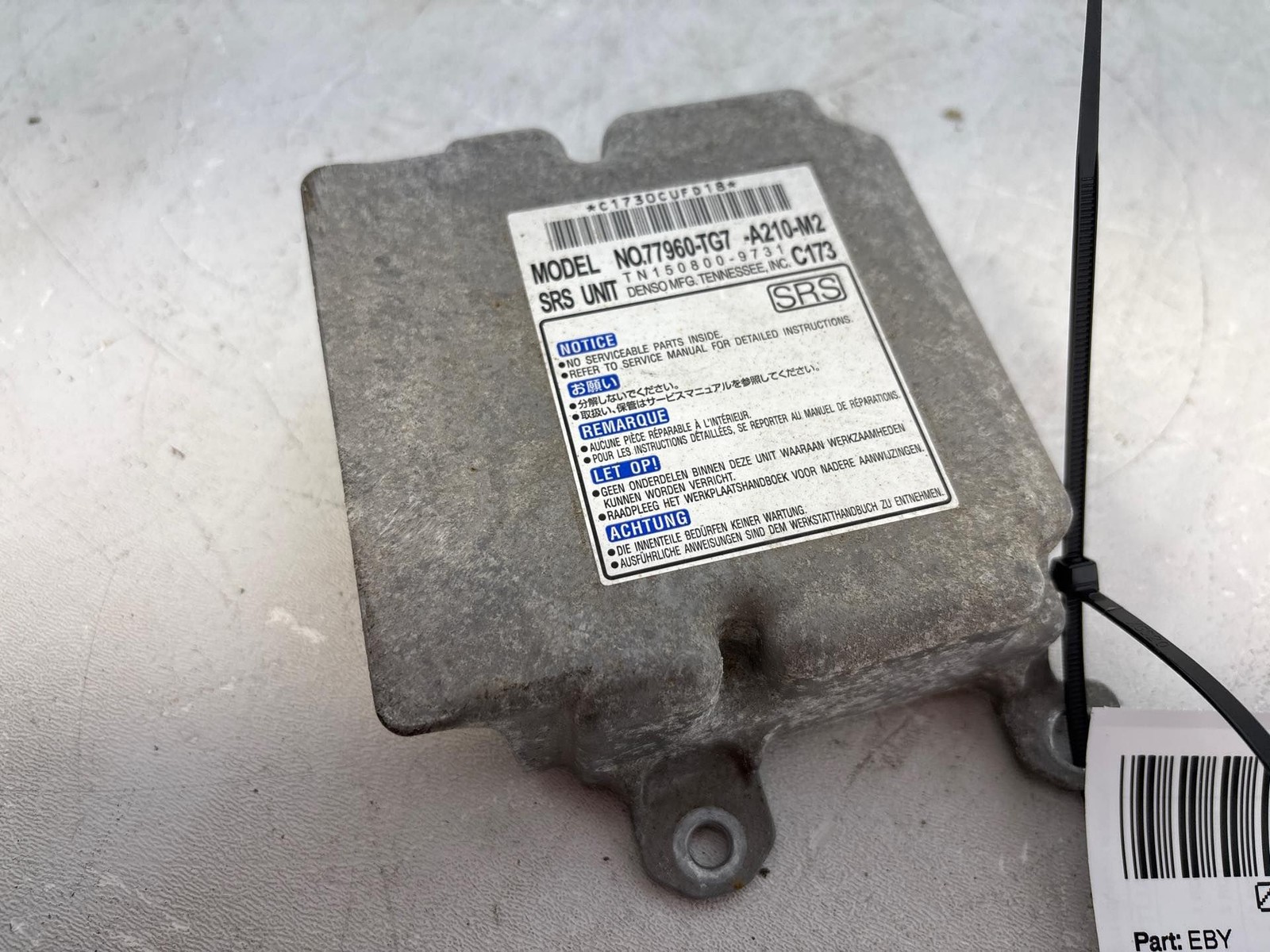 2020-2022 Honda Pilot Control Module OEM 77960-TG7-A210-M2