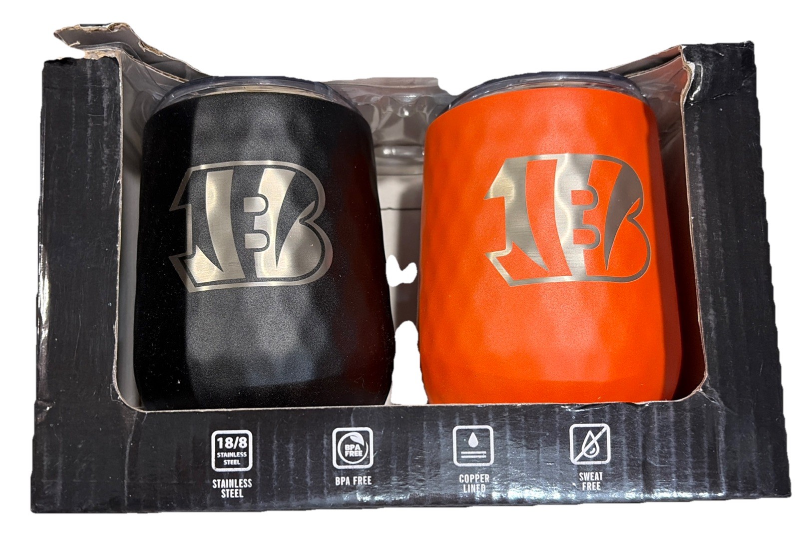 Cincinnati bengals Home Away Dimple Seamless Tumblers 12oz