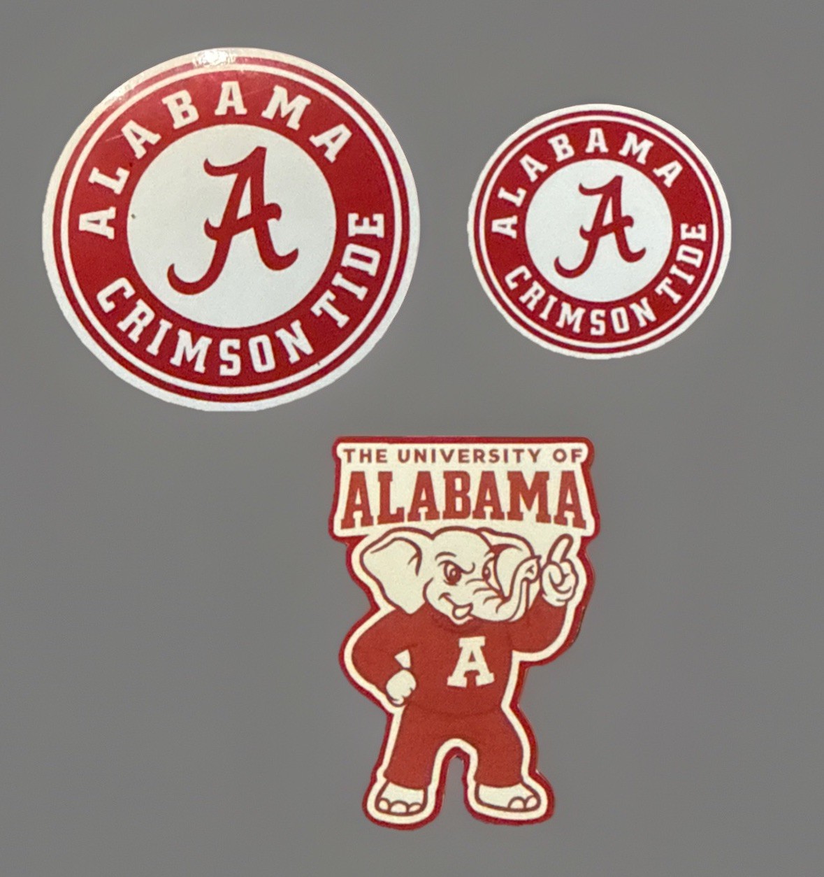 University of Alabama Crimson Tide Roll Tide Sticker Pack (3)